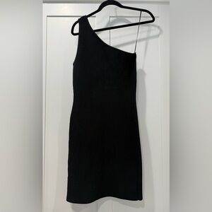Sincerely Jules Black One-Shoulder Dress